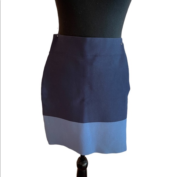 BCBG blue color block bandage skirts XXS - Picture 4 of 9